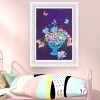 5D DIY Special Shaped Diamond Painting Flowers Pattern Embroidery Ornaments