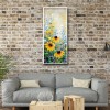 5D DIY Diamond Sunflower Full Round Drill Mosaic Art Picture of Rhinestone