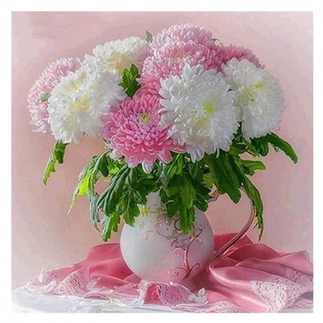 Flower - Partial Round Diamond - 30x30cm