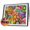 Colorful Flowers  - Full Diamond Painting - 40x30cm