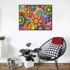 Colorful Flowers  - Full Diamond Painting - 40x30cm