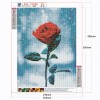 Blossoming Rose - Full Round Diamond - 30x40cm