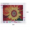 5D DIY Special Shaped Diamond Painting Flowers Cross Stitch Kits (H036)