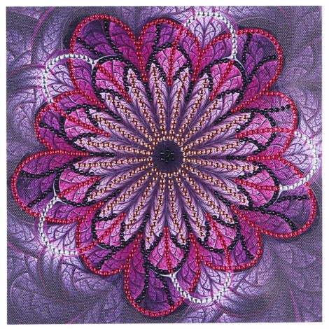 5D DIY Special-shaped Diamond Painting Cross Stitch Mosaic (H091 Flower)