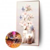 45x85cm Vase Mangnolia - Full Round Diamond - 45x85cm