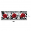 3pcs Red Rose - Full Round Diamond Painting - 95x34cm