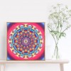 Colorful Flower - Special Shaped Diamond - 30x30cm
