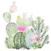 Cactus Beaded - Full Round Diamond - 30x30cm