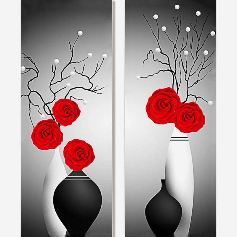 2 Panel Flower Vase ...