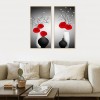 2 Panel Flower Vase - Special Shaped Diamond - 50x60cm