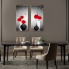 2 Panel Flower Vase - Special Shaped Diamond - 50x60cm