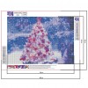 Christmas Tree - Full Round Diamond - 40x30cm
