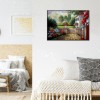 Back Garden - Full Round Diamond - 30x40cm