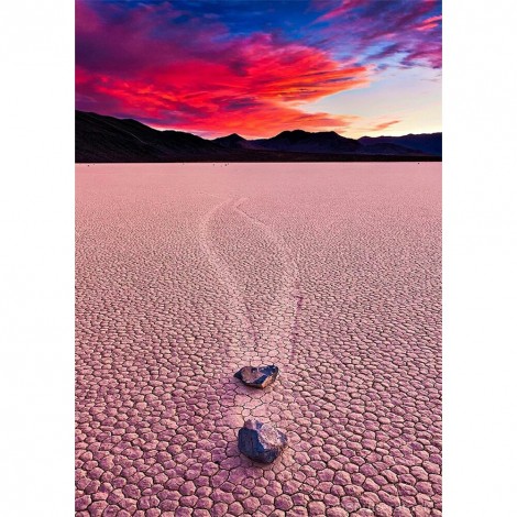 Dry Lake - Full Round Diamond - 30*40cm