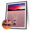 Dry Lake - Full Round Diamond - 30*40cm