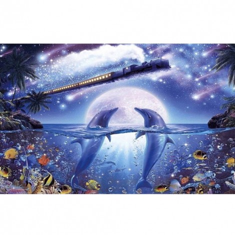 Undersea World - Full Round Diamond - 50x40cm
