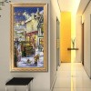 Christmas Street - Full Round Diamond - 30x58cm