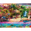 Diamond Bird Forest Full Round Drill Mosaic Picture of Rhinestone (IH897)