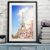 Diamond Painting Spring Eiffel Tower Full Round 5D Resin Rhinestone Picture