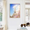 Diamond Painting Spring Eiffel Tower Full Round 5D Resin Rhinestone Picture
