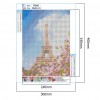 Diamond Painting Spring Eiffel Tower Full Round 5D Resin Rhinestone Picture