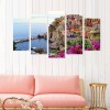 5pcs Seaside - Full Round Diamond - 95x45cm