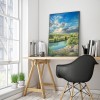 5D Diamond Painting Kits Chair on Cliff Full Round Drill Picture Handicraft