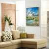 5D Diamond Painting Kits Chair on Cliff Full Round Drill Picture Handicraft
