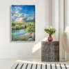 5D Diamond Painting Kits Chair on Cliff Full Round Drill Picture Handicraft