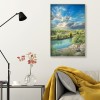 5D Diamond Painting Kits Chair on Cliff Full Round Drill Picture Handicraft