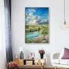 5D Diamond Painting Kits Chair on Cliff Full Round Drill Picture Handicraft