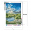 5D Diamond Painting Kits Chair on Cliff Full Round Drill Picture Handicraft