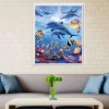 5D Diamond Sea World Painting DIY Bedroom