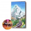 Swiss Alps Gable Art - Full Round Diamond - 30*50cm
