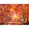 Autumn Woods - Full Round Diamond - 40x30cm