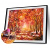 Autumn Woods - Full Round Diamond - 40x30cm