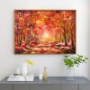 Autumn Woods - Full Round Diamond - 40x30cm