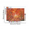 Autumn Woods - Full Round Diamond - 40x30cm