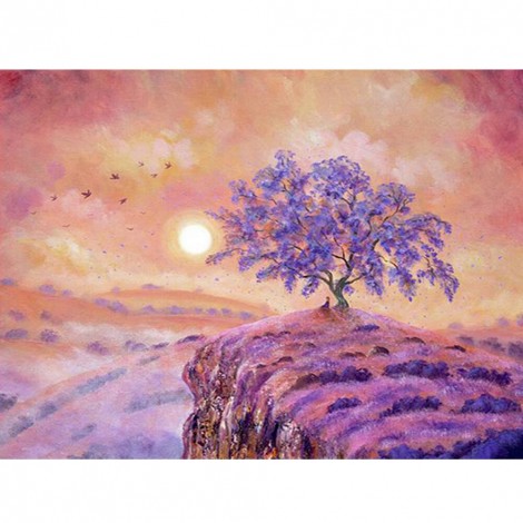 Edge Flower - Full Round Diamond - 40x30cm