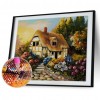 Cottage Flower - Full Round Diamond - 40x30cm