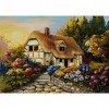 Cottage Flower - Full Round Diamond - 40x30cm