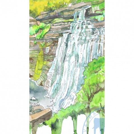 Cuhohoga Valley National Park - Full Round Diamond - 30*50cm