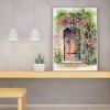 Door Flowers - Square Diamond - 40x50cm