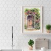 Door Flowers - Square Diamond - 40x50cm