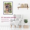 Door Flowers - Square Diamond - 40x50cm