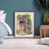 Door Flowers - Square Diamond - 40x50cm