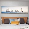 DIY Full Drill 5D Round Sea Boat Mosaic Picture Diamond Kit Painting Craft