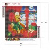 Xmas Bear Doll - Full Round Diamond - 30x30cm