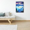 Dolphin Mural - Full Round Diamond - 30x40cm
