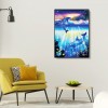 Dolphin Mural - Full Round Diamond - 30x40cm